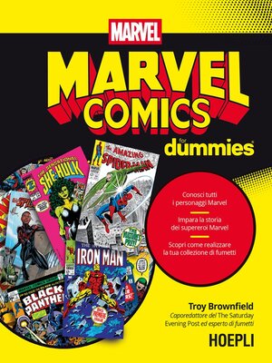 cover image of Marvel Comics For Dummies